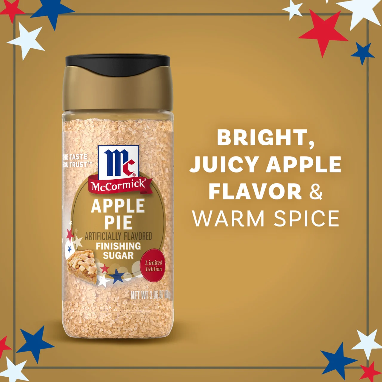 McCormick® Apple Pie Finishing Sugar, 3.06 oz - Image 3