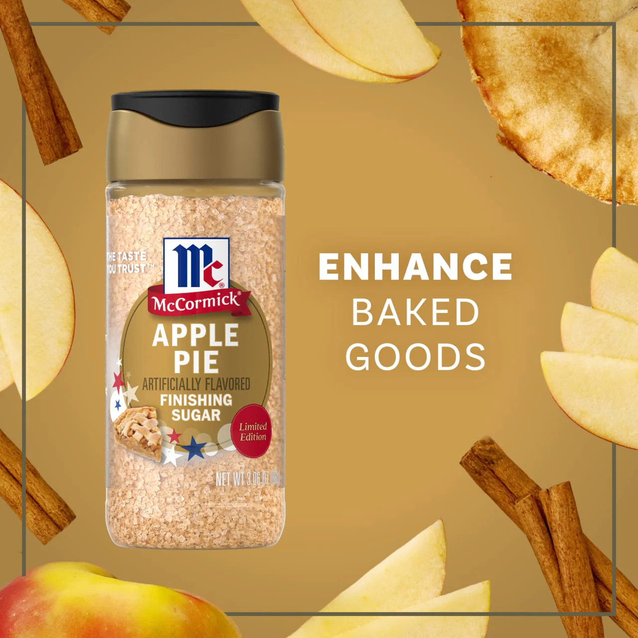 McCormick® Apple Pie Finishing Sugar, 3.06 oz - Image 4