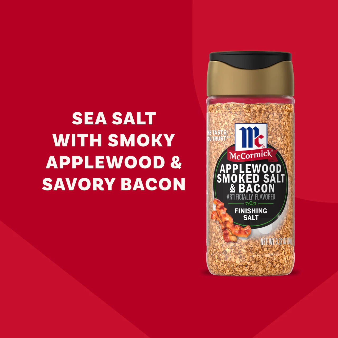 McCormick® Applewood Smoked Salt and Bacon Finishing Salt, 3.32 oz - Image 13