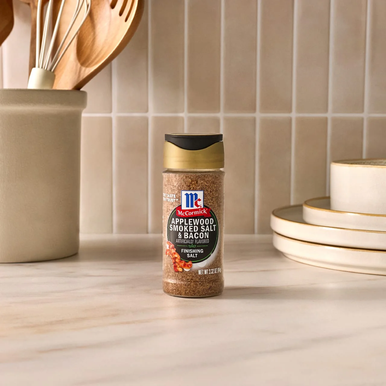 McCormick® Applewood Smoked Salt and Bacon Finishing Salt, 3.32 oz - Image 16