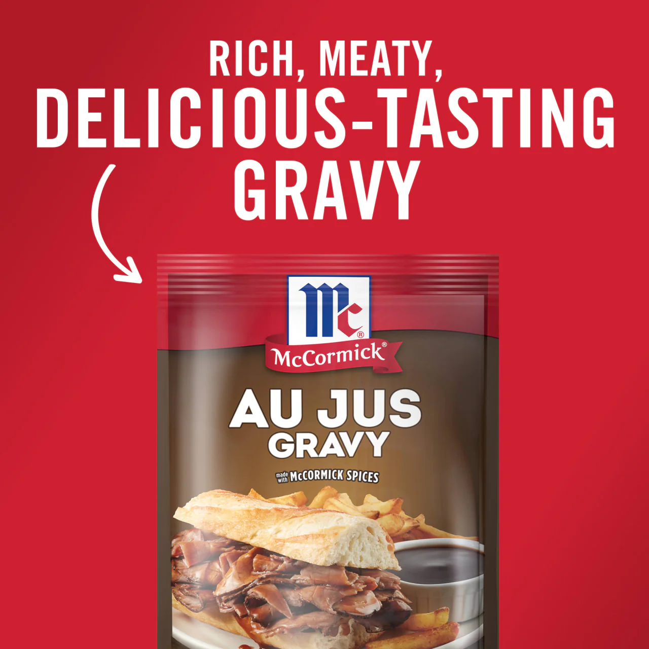 McCormick® Au Jus Gravy Seasoning Mix, 1 oz (6-Pack) - Image 14