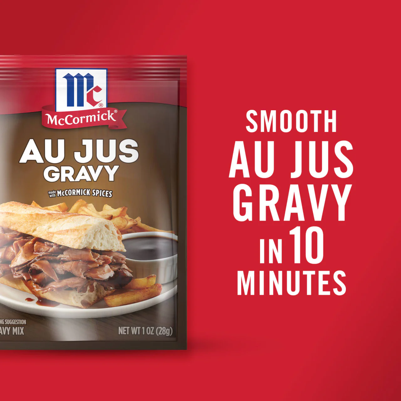McCormick® Au Jus Gravy Seasoning Mix, 1 oz (6-Pack) - Image 18