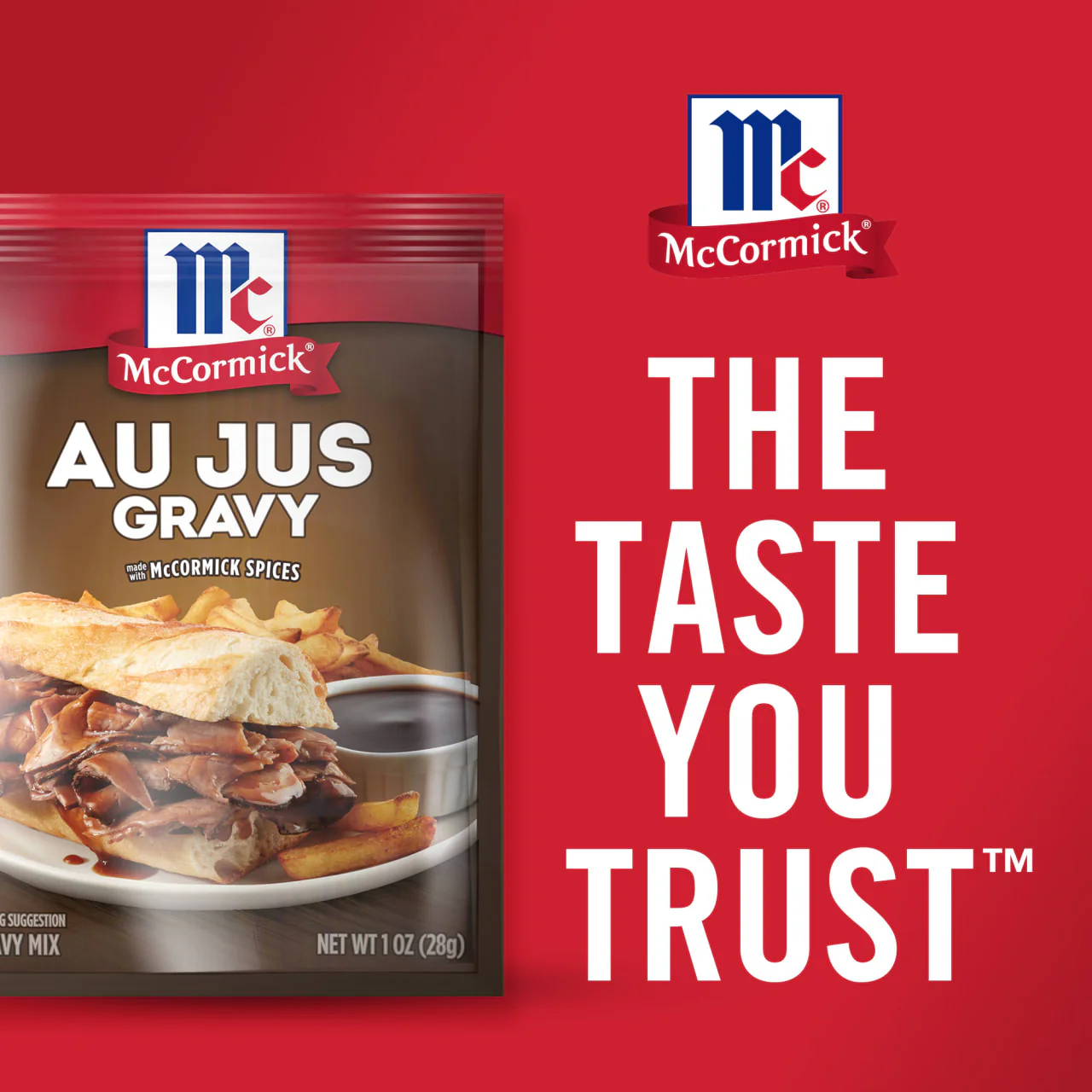 McCormick® Au Jus Gravy Seasoning Mix, 1 oz (6-Pack) - Image 20