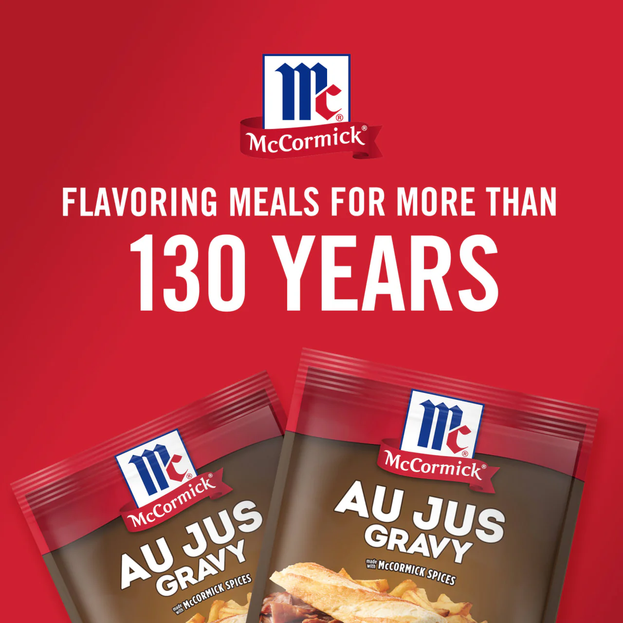 McCormick® Au Jus Gravy Seasoning Mix, 1 oz (6-Pack) - Image 8