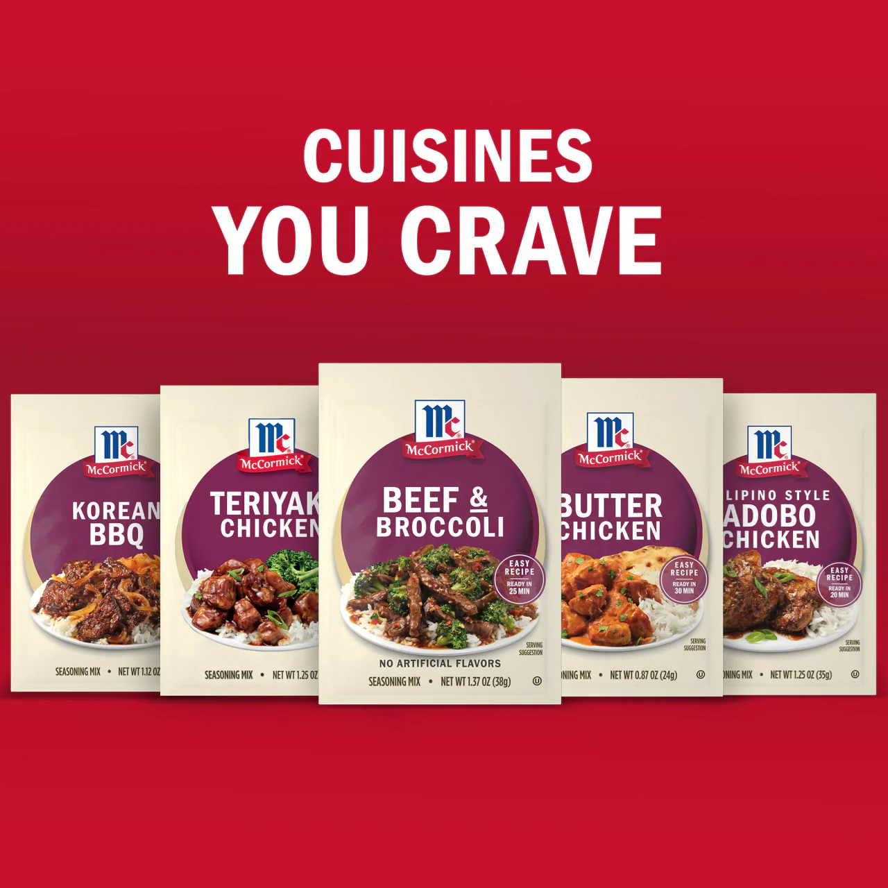 McCormick® Beef & Broccoli Seasoning Mix, 1.37 oz (6-Pack) - Image 12