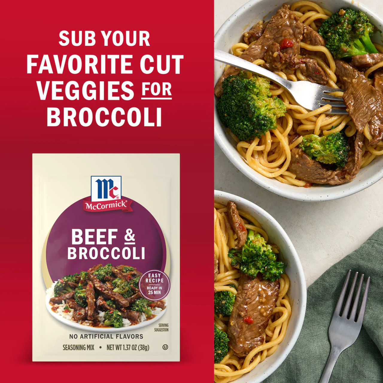 McCormick® Beef & Broccoli Seasoning Mix, 1.37 oz (6-Pack) - Image 15