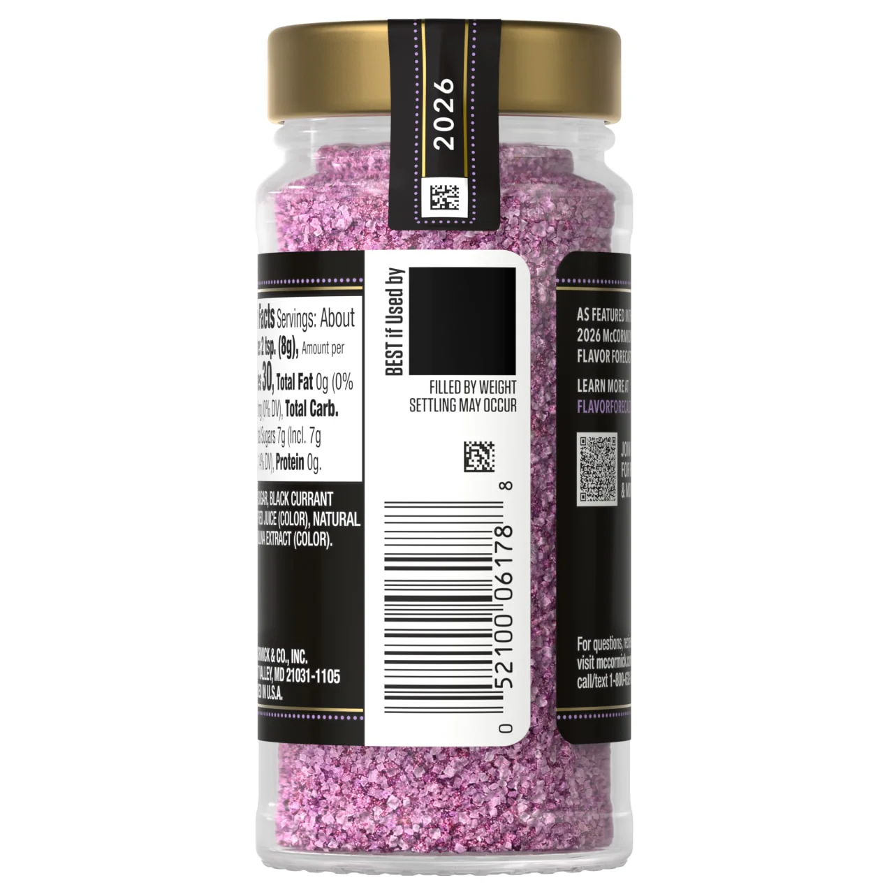 McCormick® Black Currant Finishing Sugar, 2.75 oz - Image 19