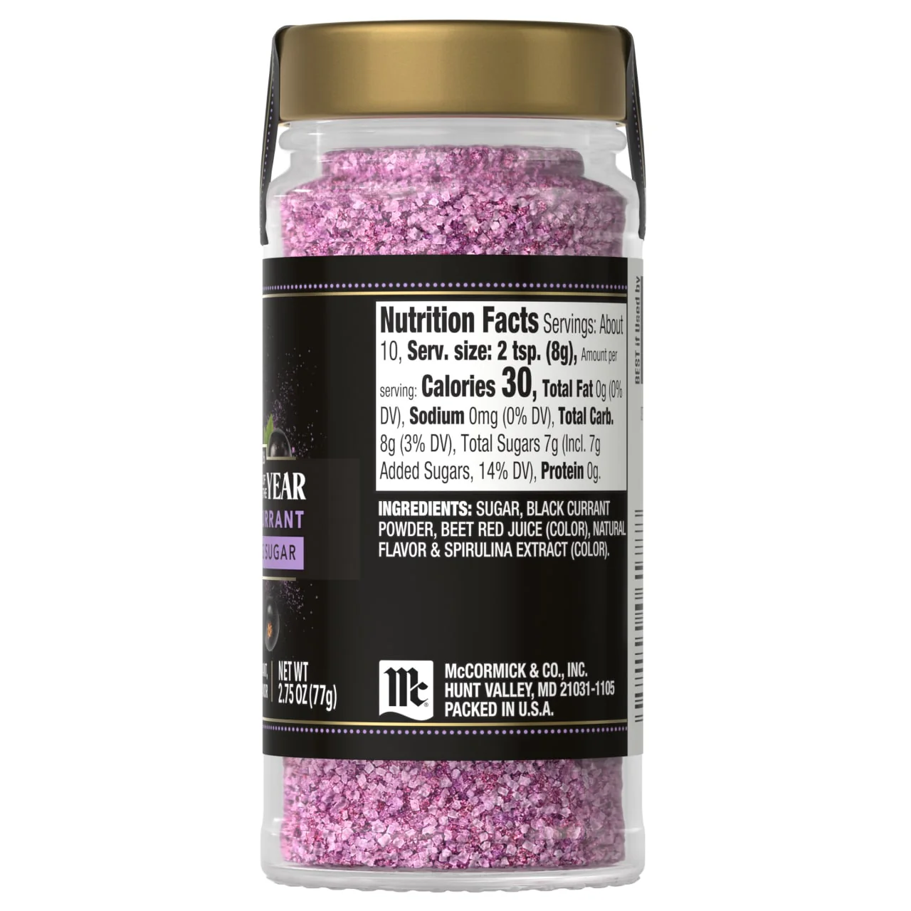 McCormick® Black Currant Finishing Sugar, 2.75 oz - Image 20