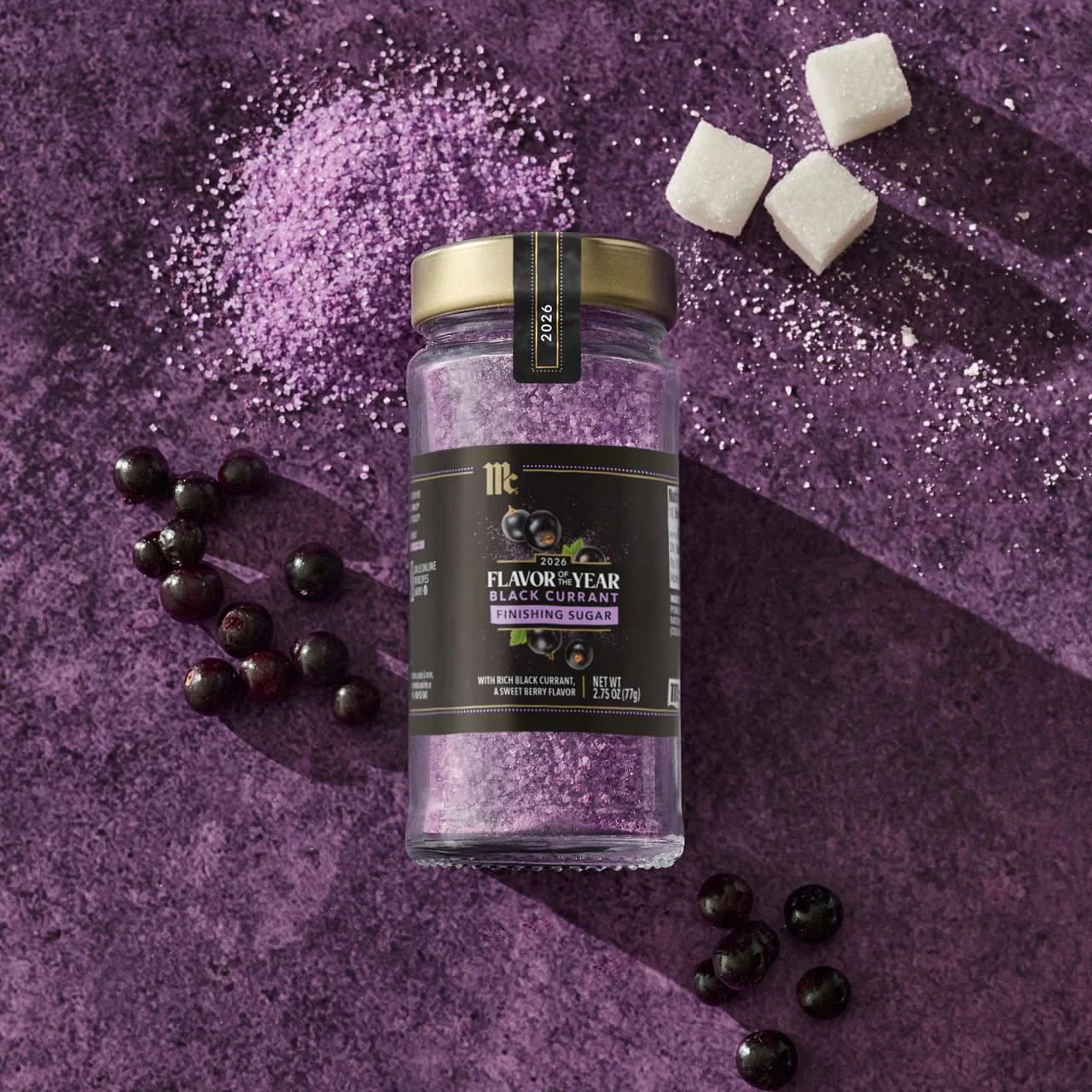 McCormick® Black Currant Finishing Sugar, 2.75 oz - Image 7
