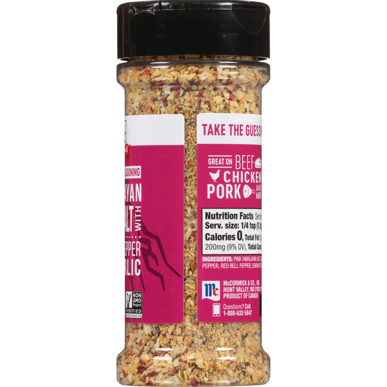 McCormick® Himalayan Pink Salt with Black Pepper and Garlic All Purpose Seasoning, 6.5 oz - Image 10