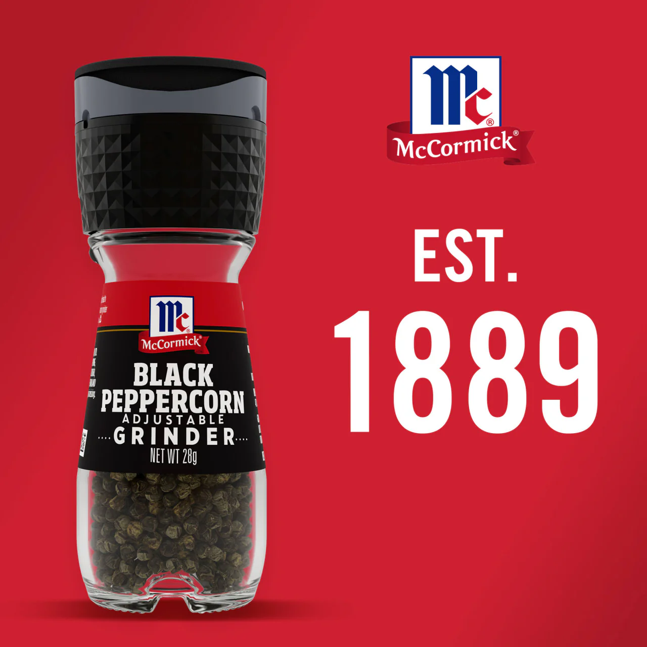 McCormick Black Peppercorn Grinder, 1 oz - Image 8