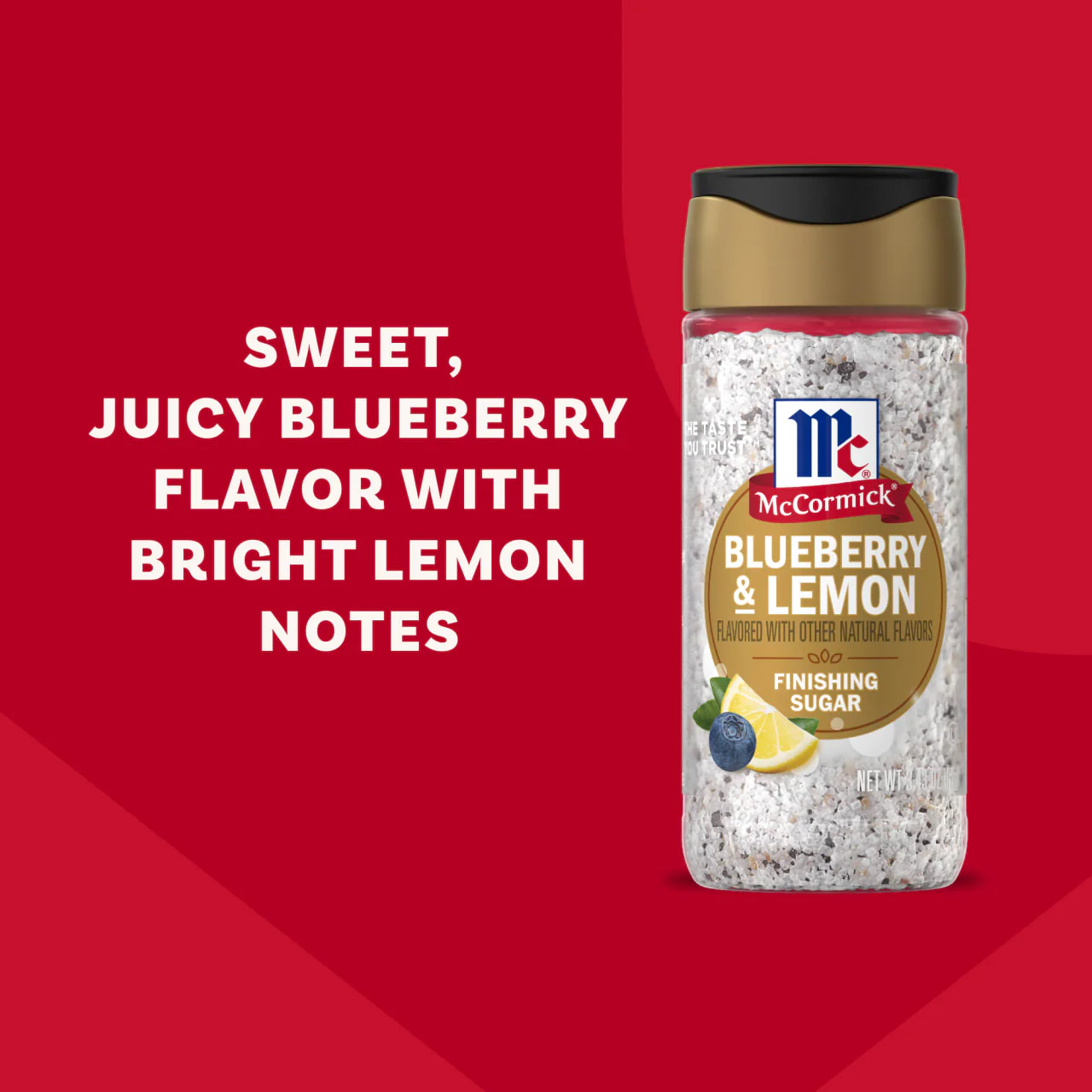 McCormick® Blueberry and Lemon Finishing Sugar, 3.43 oz - Image 3