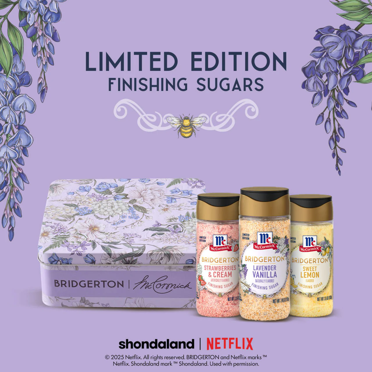 McCormick® Bridgerton™ Finishing Sugars Gift Set, Limited Edition - Image 11
