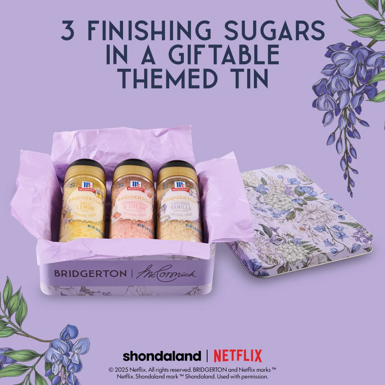 McCormick® Bridgerton™ Finishing Sugars Gift Set, Limited Edition - Image 14