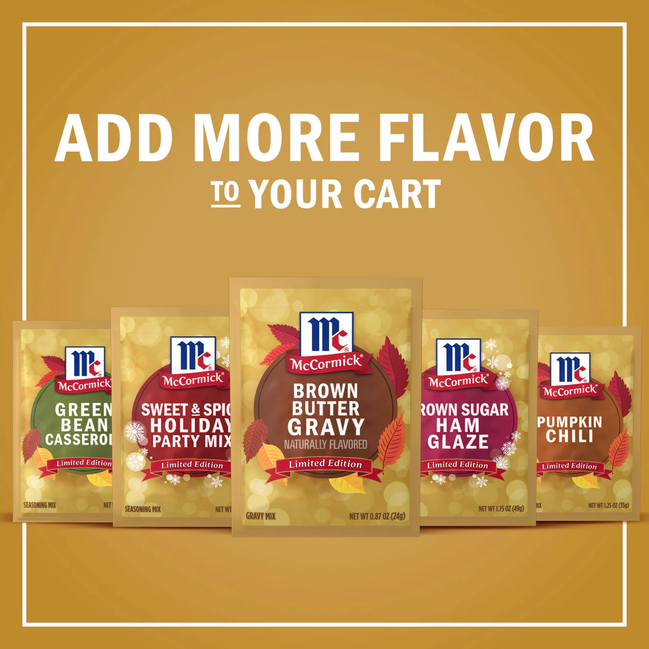 McCormick® Brown Butter Gravy Seasoning Mix, 0.87 oz (6-Pack) - Image 12