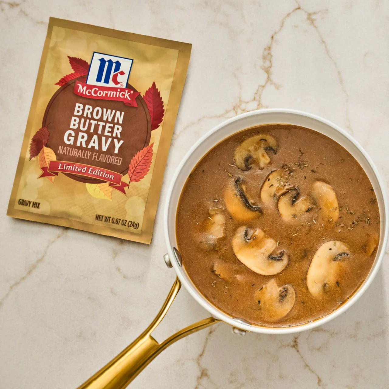 McCormick® Brown Butter Gravy Seasoning Mix, 0.87 oz (6-Pack) - Image 13