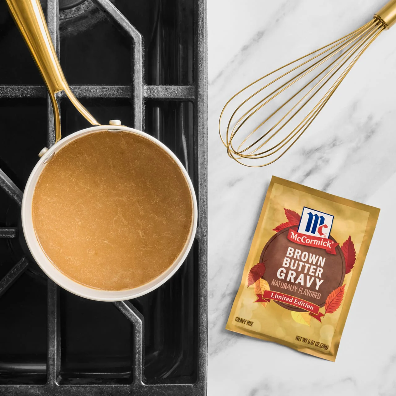 McCormick® Brown Butter Gravy Seasoning Mix, 0.87 oz (6-Pack) - Image 5