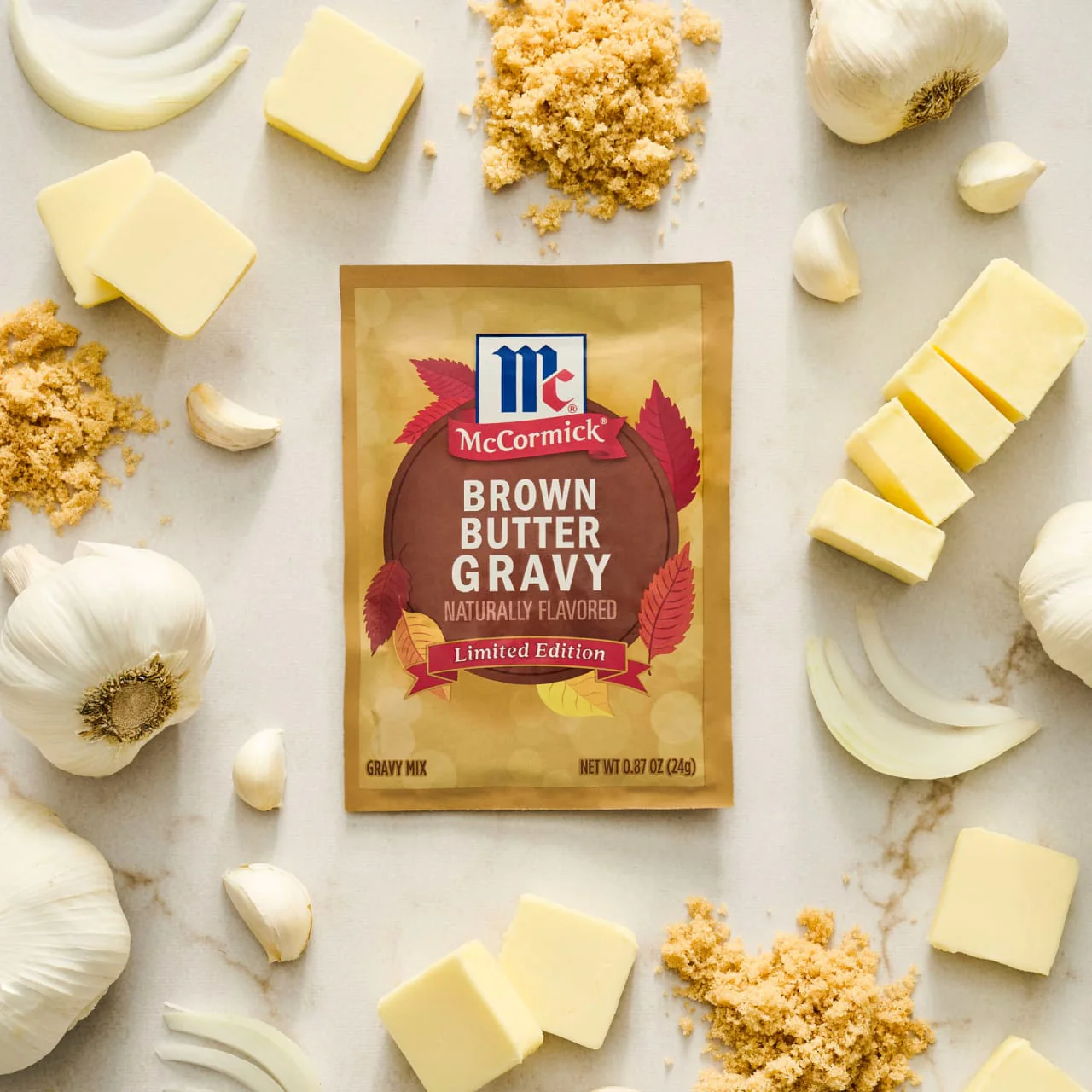 McCormick® Brown Butter Gravy Seasoning Mix, 0.87 oz (6-Pack) - Image 7