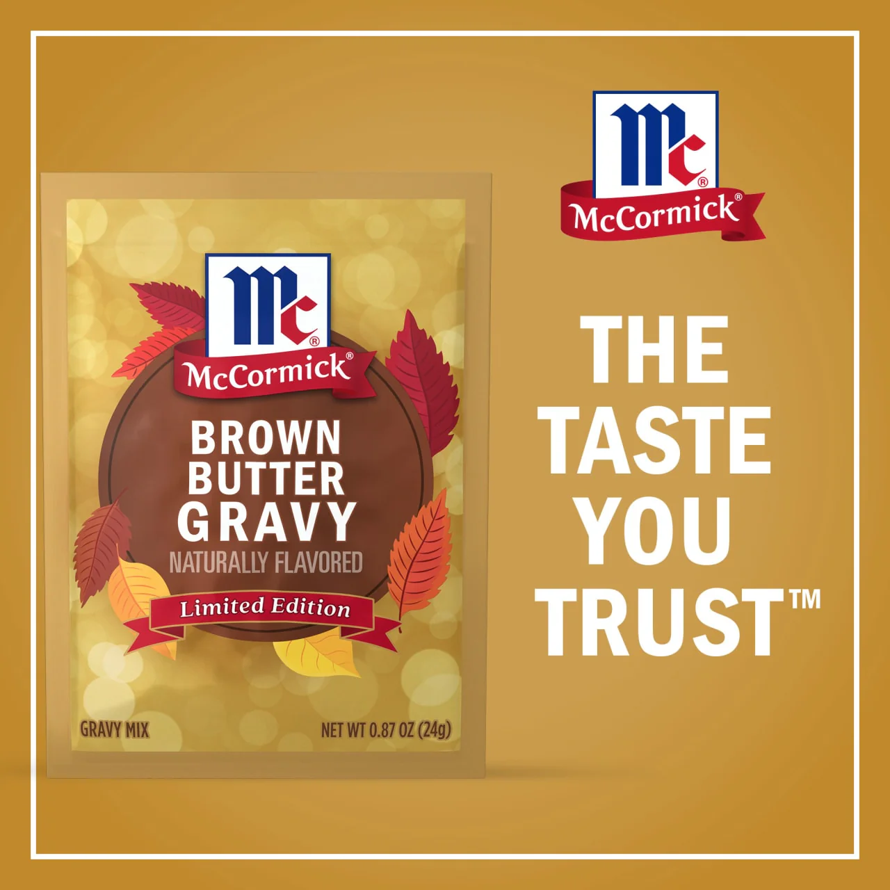 McCormick® Brown Butter Gravy Seasoning Mix, 0.87 oz (6-Pack) - Image 8