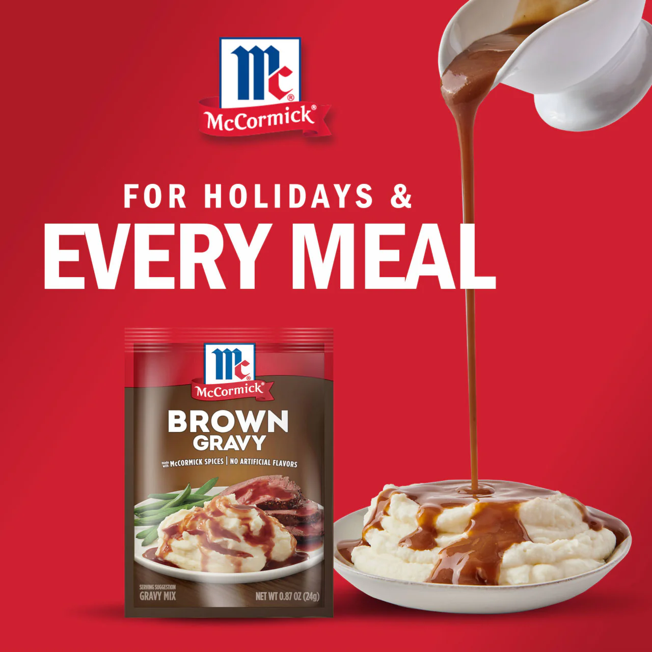 McCormick® Brown Gravy Mix, 0.87 oz (6-Pack) - Image 19