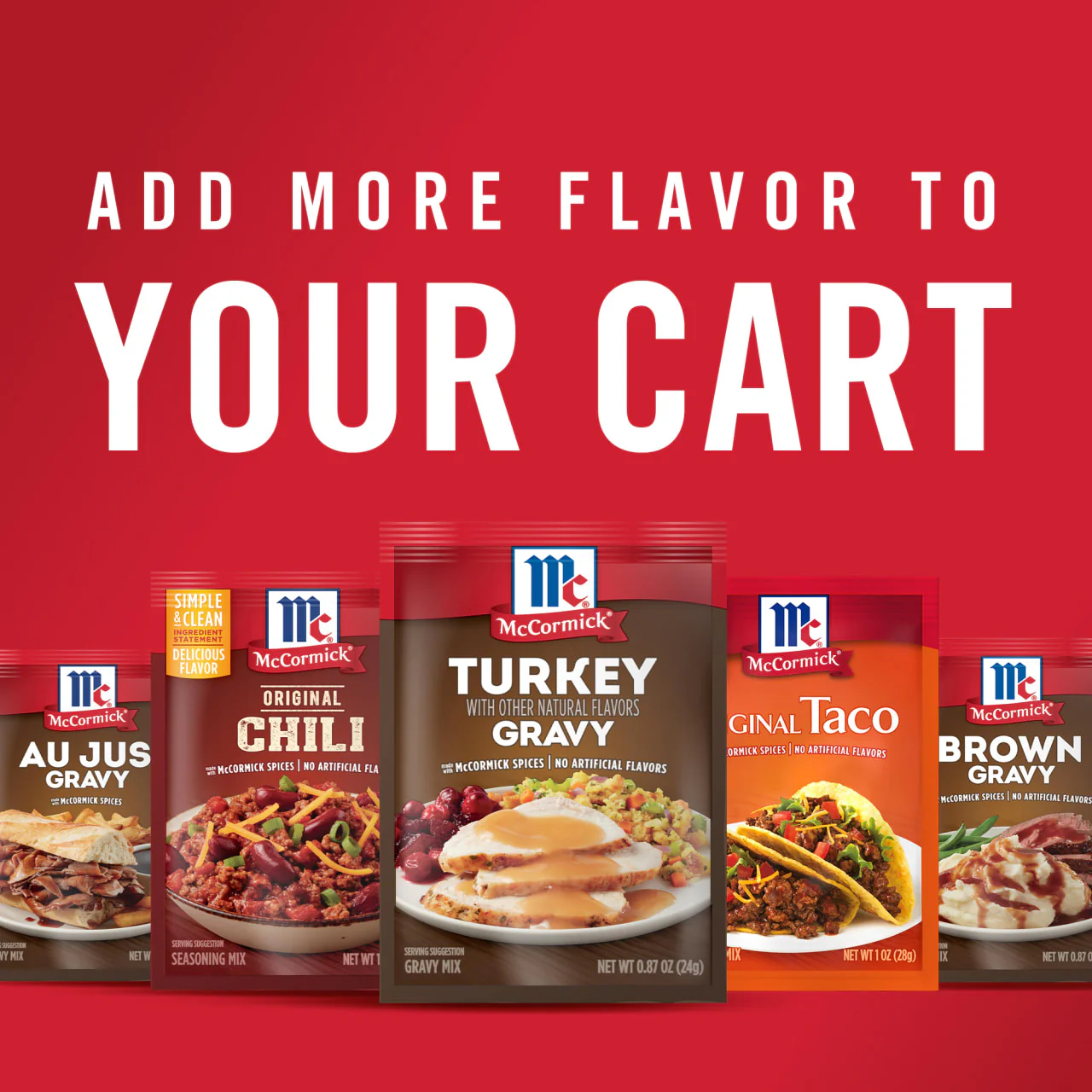 McCormick® Brown Gravy Mix, 0.87 oz (6-Pack) - Image 23