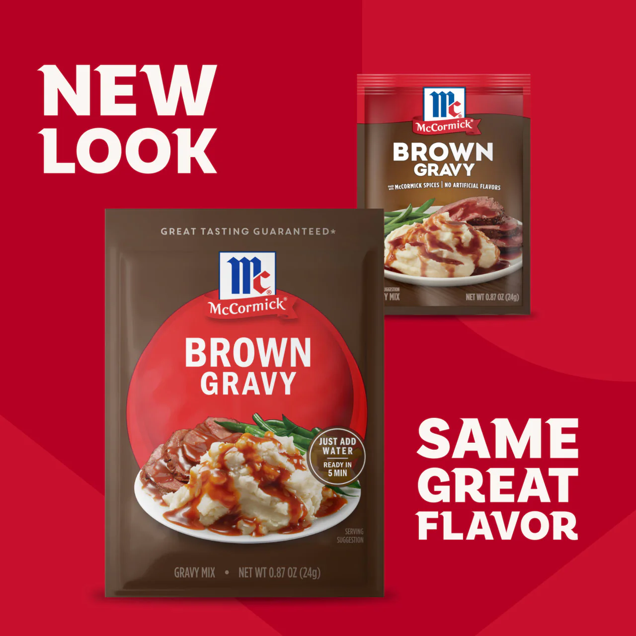 McCormick® Brown Gravy Mix, 0.87 oz (6-Pack) - Image 3