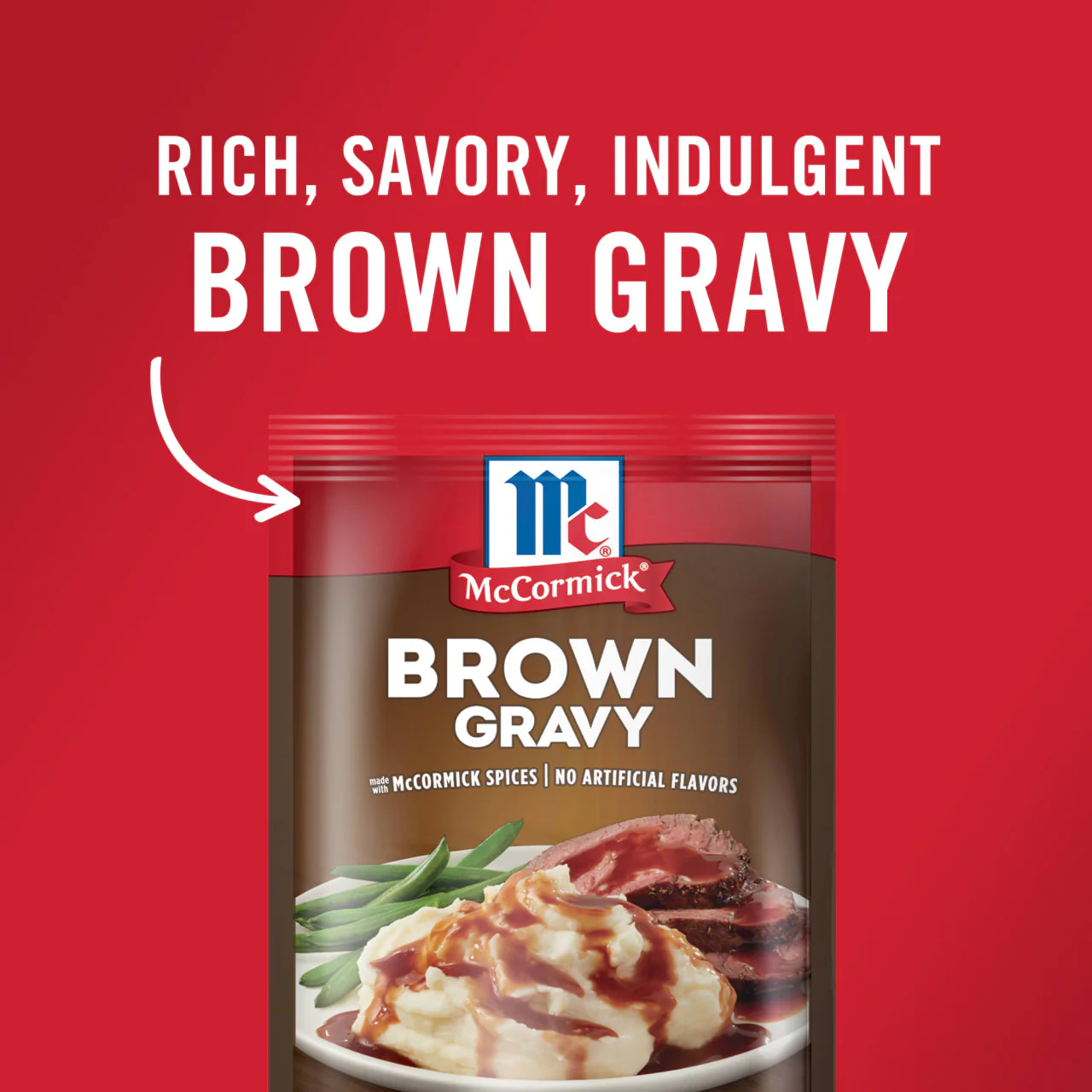McCormick® Brown Gravy Mix, 0.87 oz (6-Pack) - Image 4