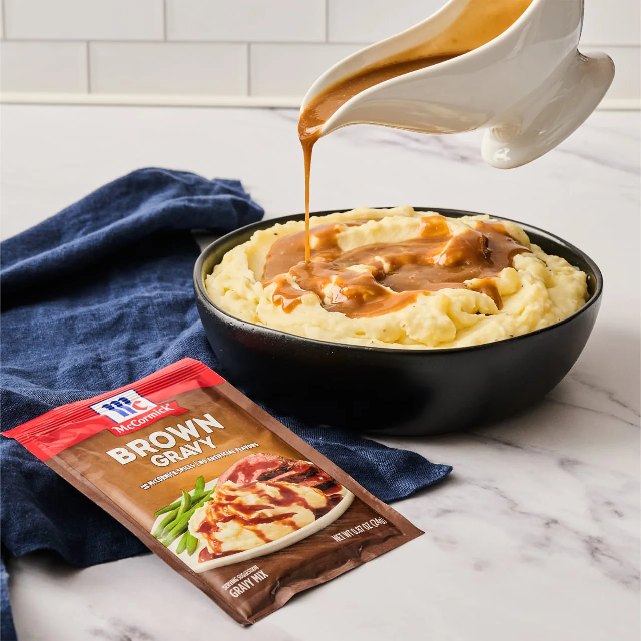 McCormick® Brown Gravy Mix, 0.87 oz (6-Pack) - Image 8