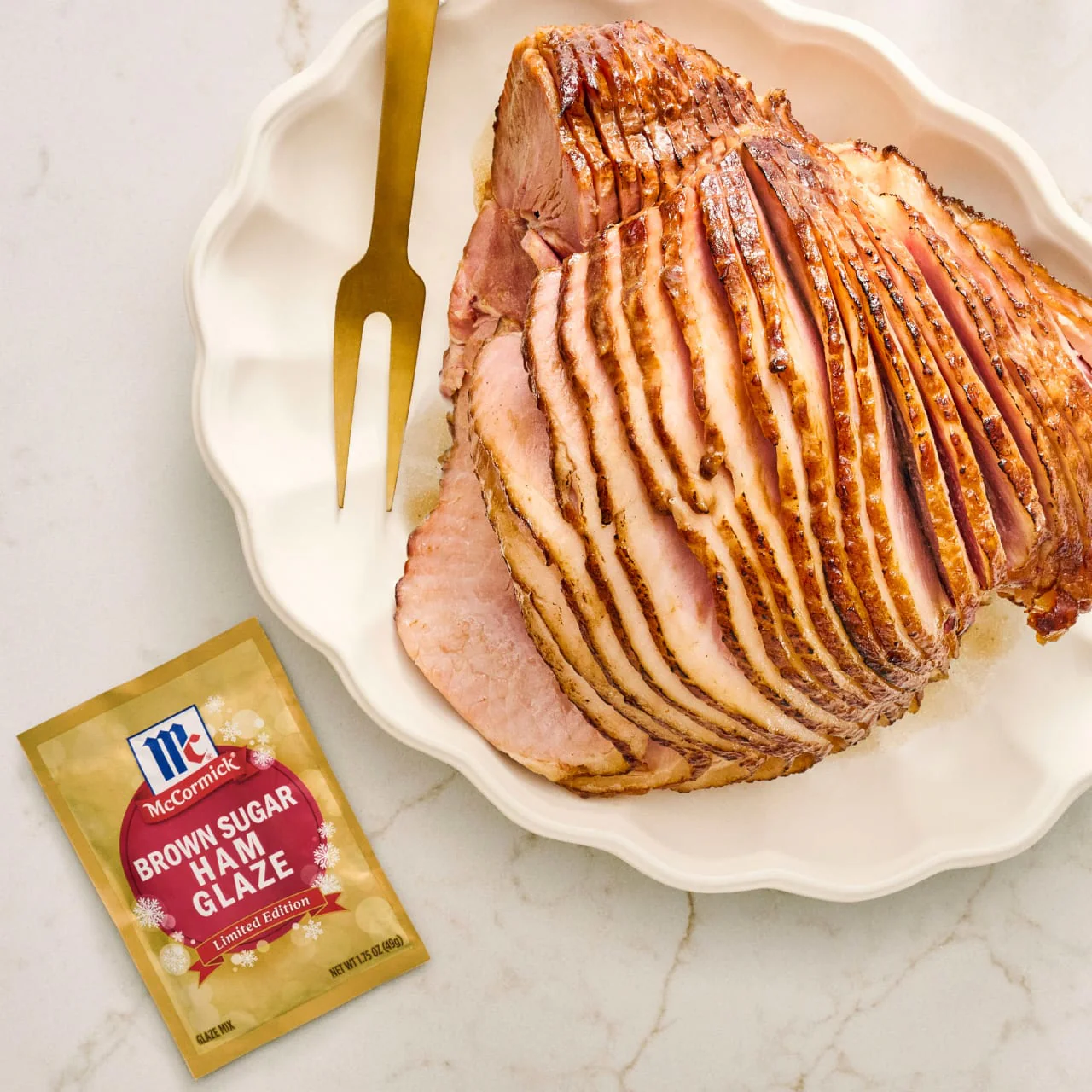 McCormick® Brown Sugar Glazed Ham Seasoning Mix, 1.75 oz (6-Pack) - Image 2