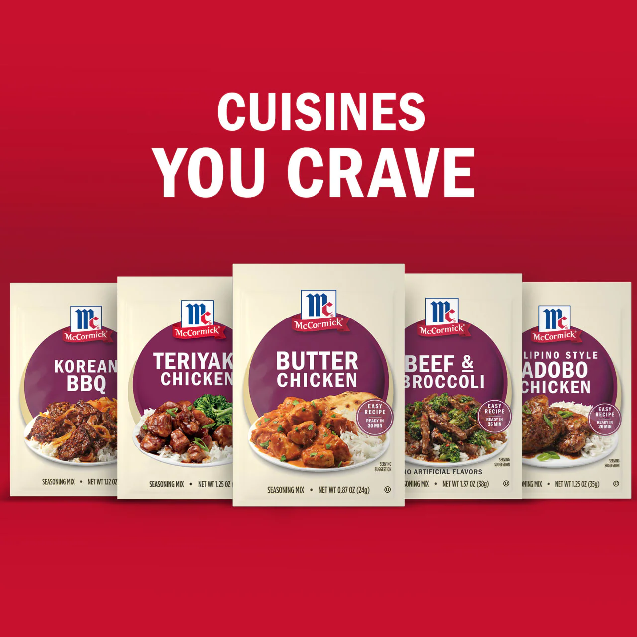 McCormick® Butter Chicken Seasoning Mix, 0.87 oz (6-Pack) - Image 11