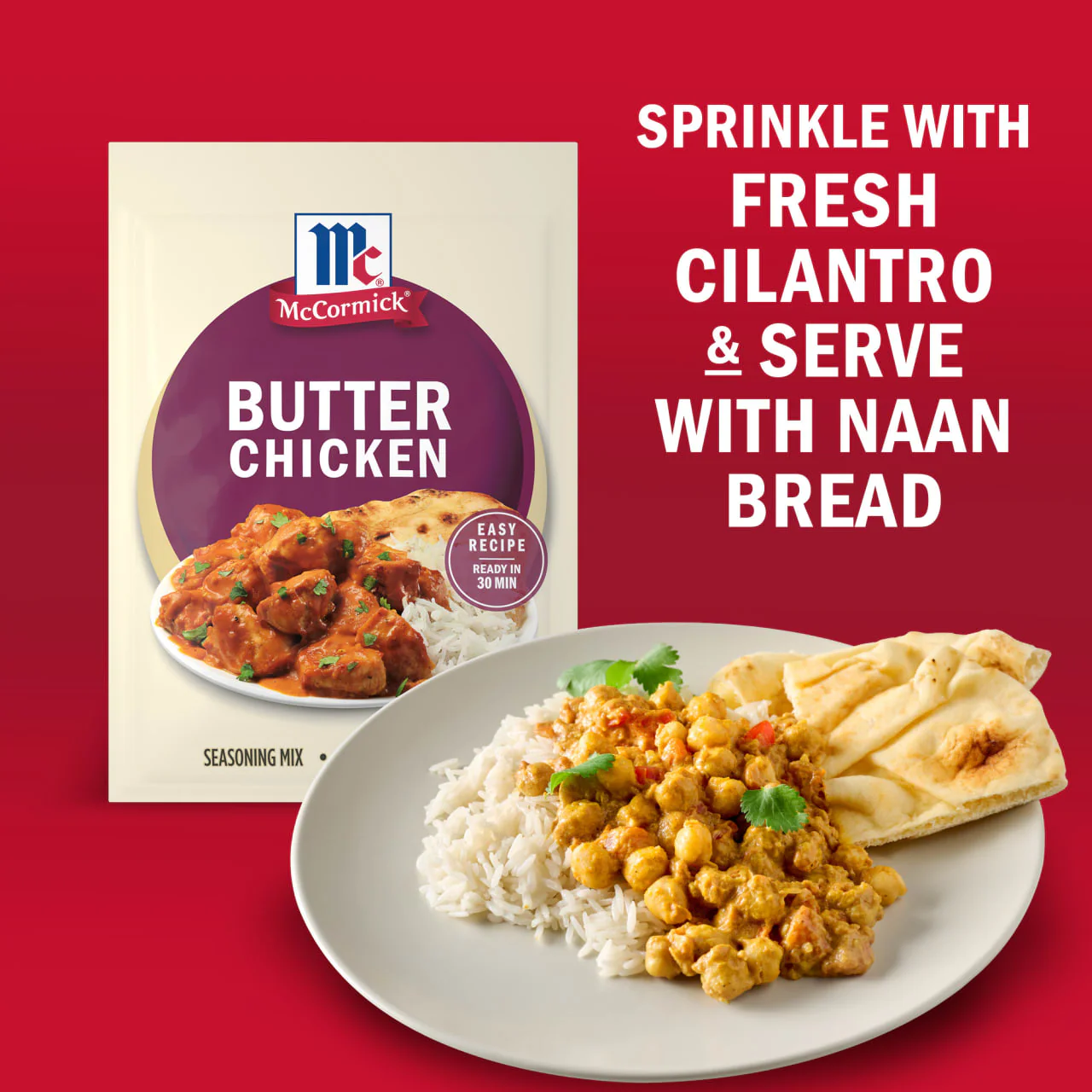 McCormick® Butter Chicken Seasoning Mix, 0.87 oz (6-Pack) - Image 14