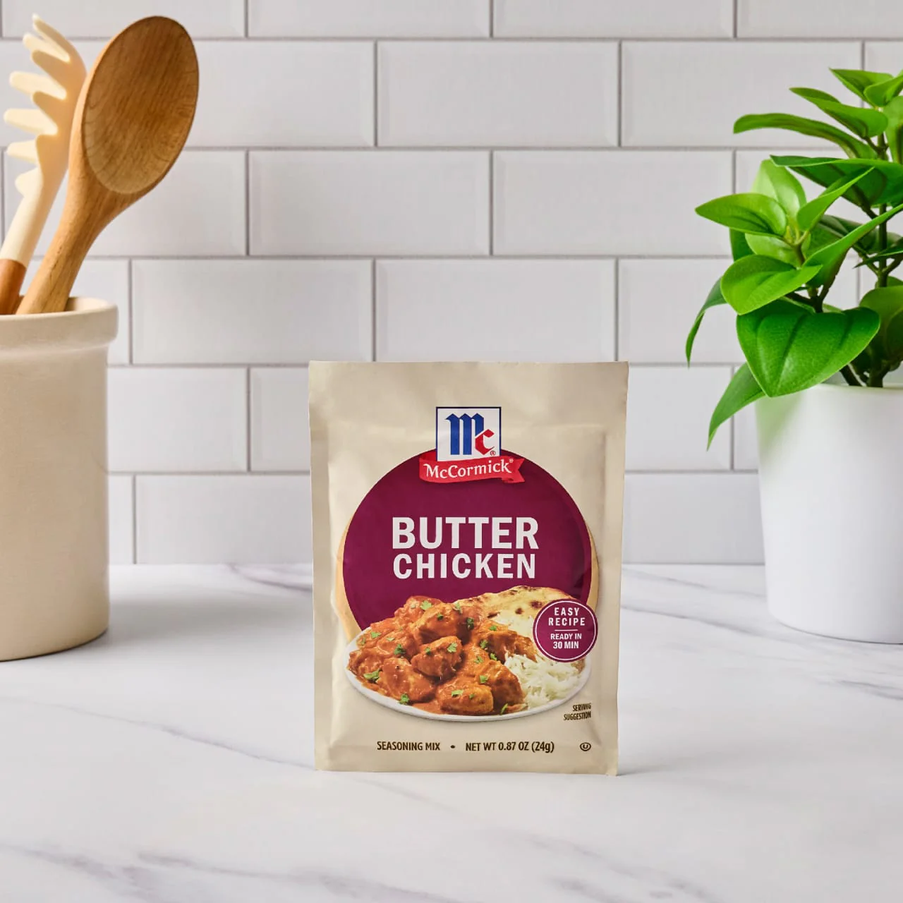 McCormick® Butter Chicken Seasoning Mix, 0.87 oz (6-Pack) - Image 16