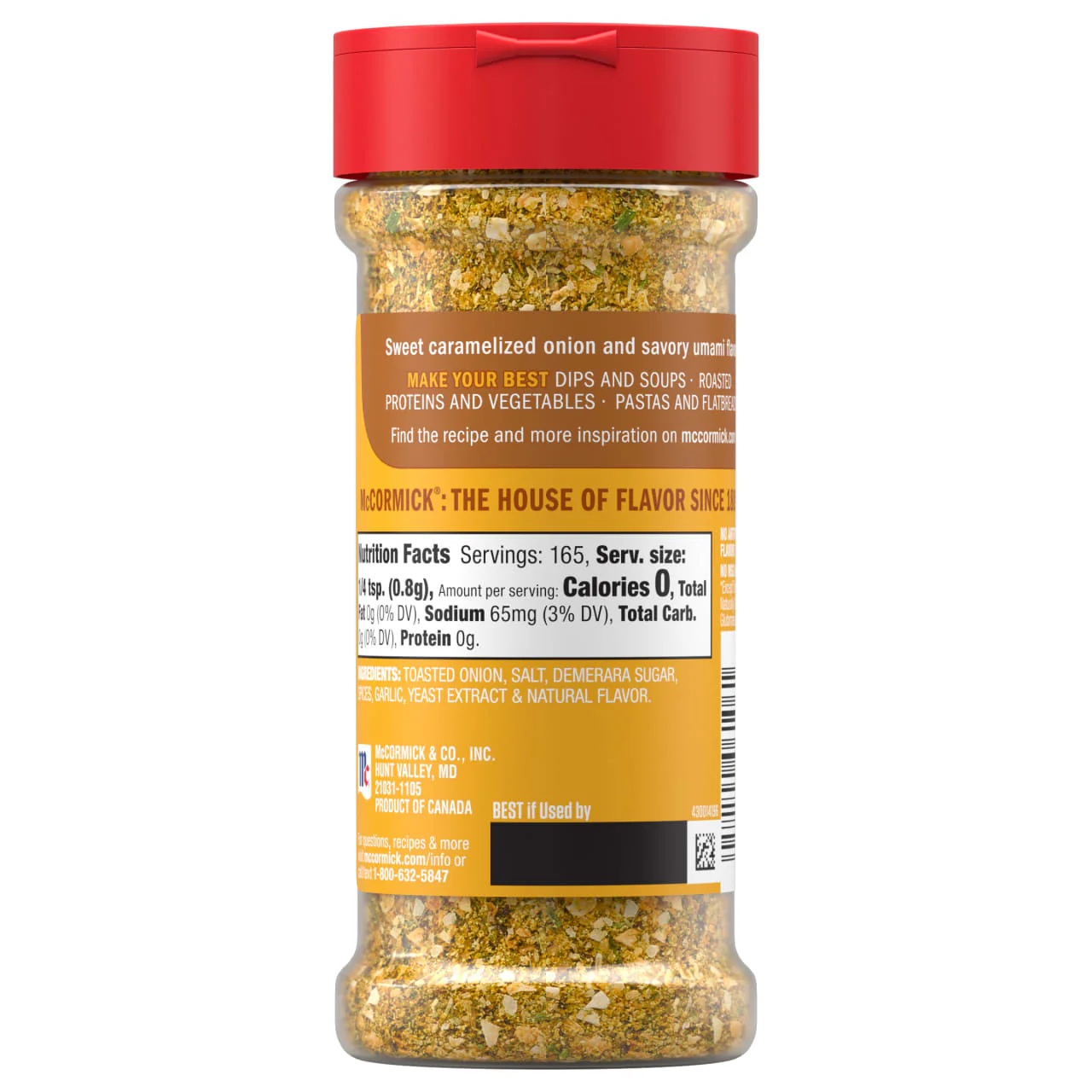 McCormick® Caramelized Onion Seasoning, 4.66 oz - Image 20
