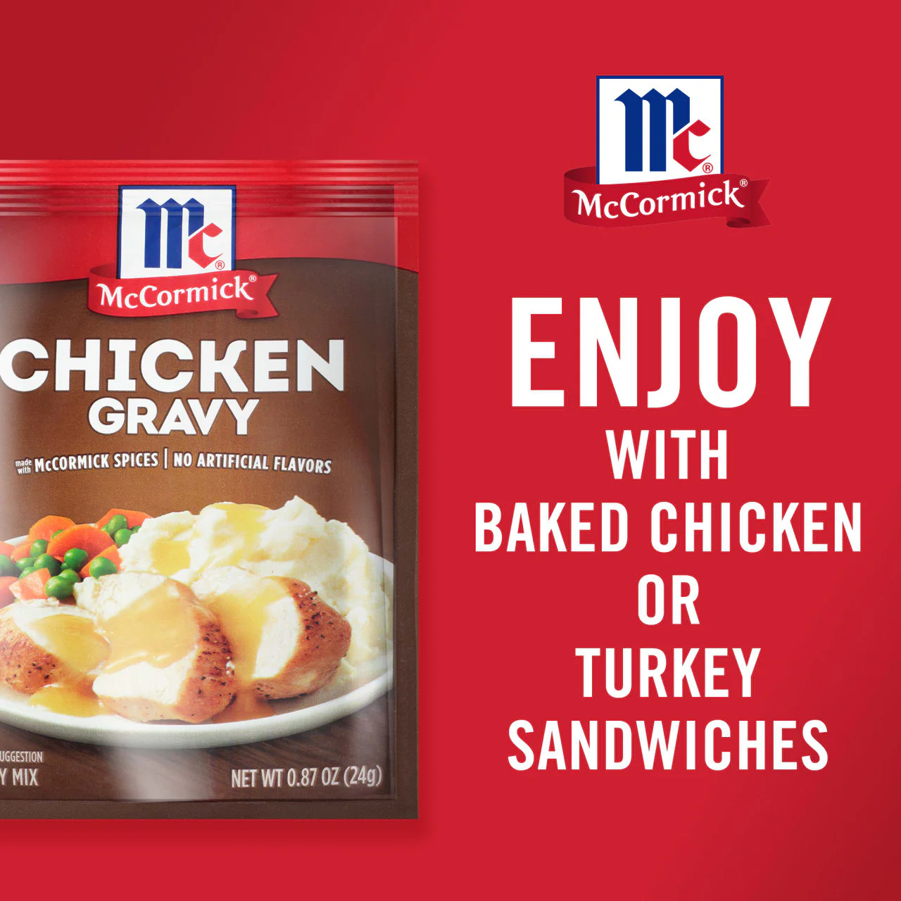 McCormick® Chicken Gravy Mix, 0.87 oz (6-Pack) - Image 15