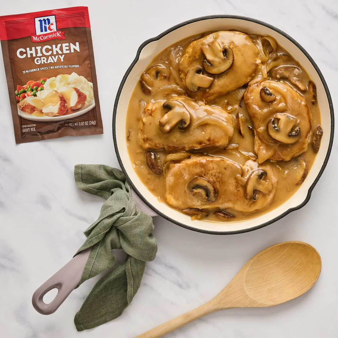 McCormick® Chicken Gravy Mix, 0.87 oz (6-Pack) - Image 2