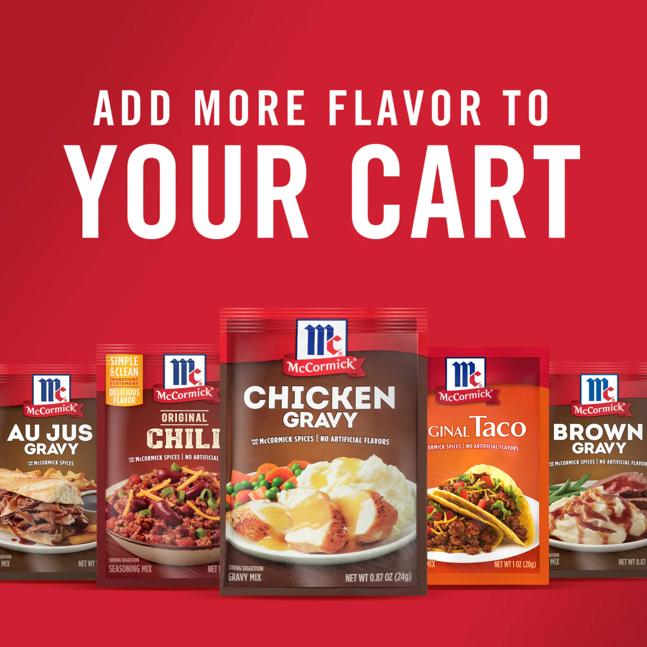 McCormick® Chicken Gravy Mix, 0.87 oz (6-Pack) - Image 20