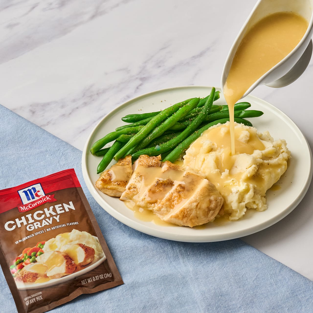 McCormick® Chicken Gravy Mix, 0.87 oz (6-Pack) - Image 7
