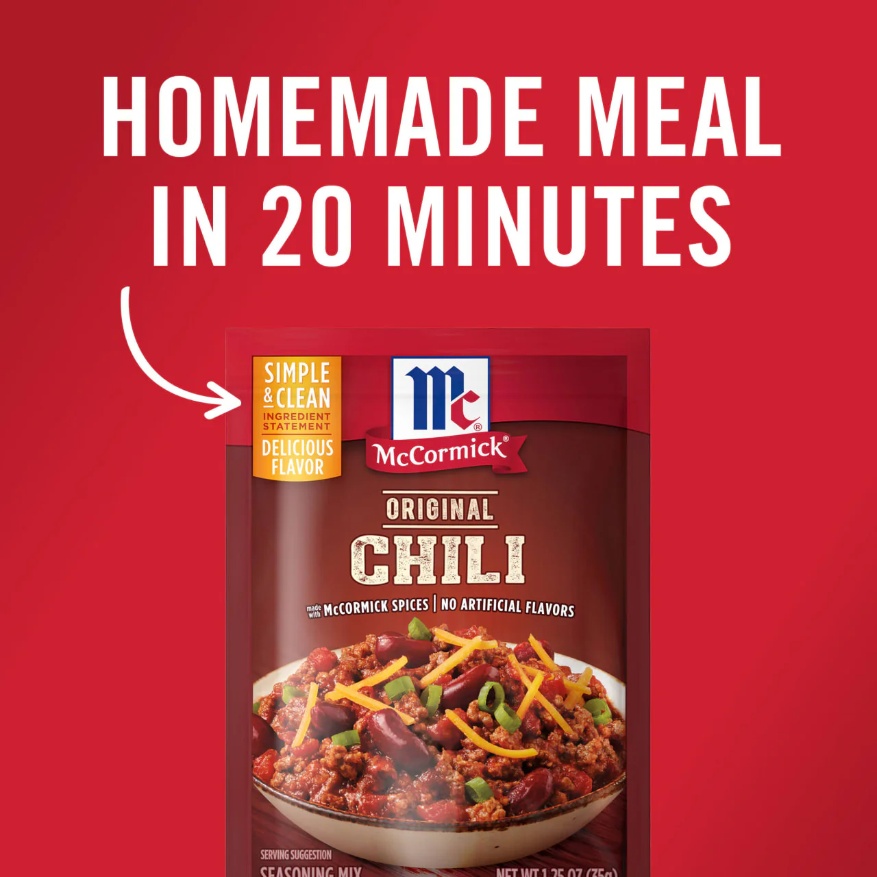 McCormick® Chili Seasoning Mix, 1.25 oz (6-Pack) - Image 14