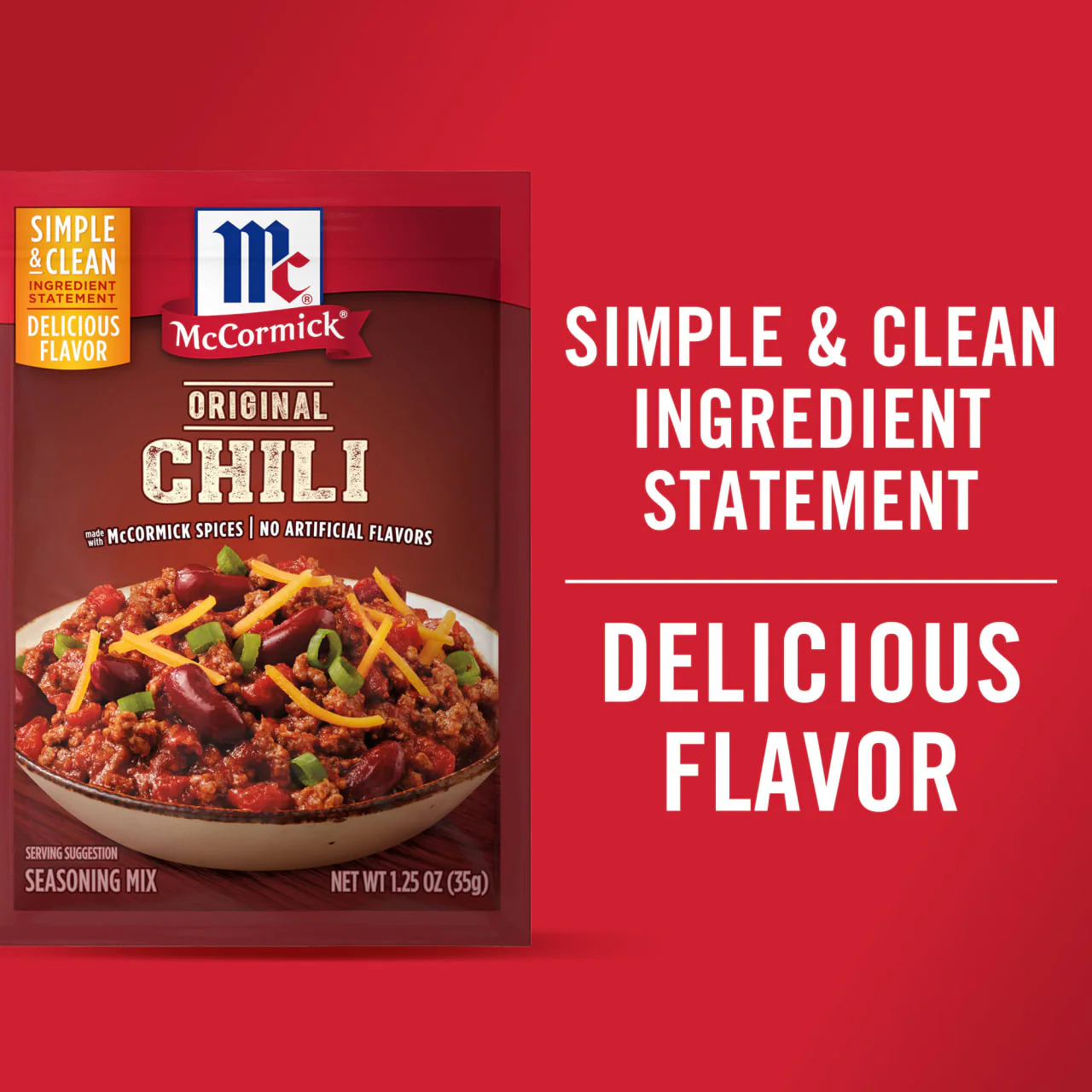 McCormick® Chili Seasoning Mix, 1.25 oz (6-Pack) - Image 18