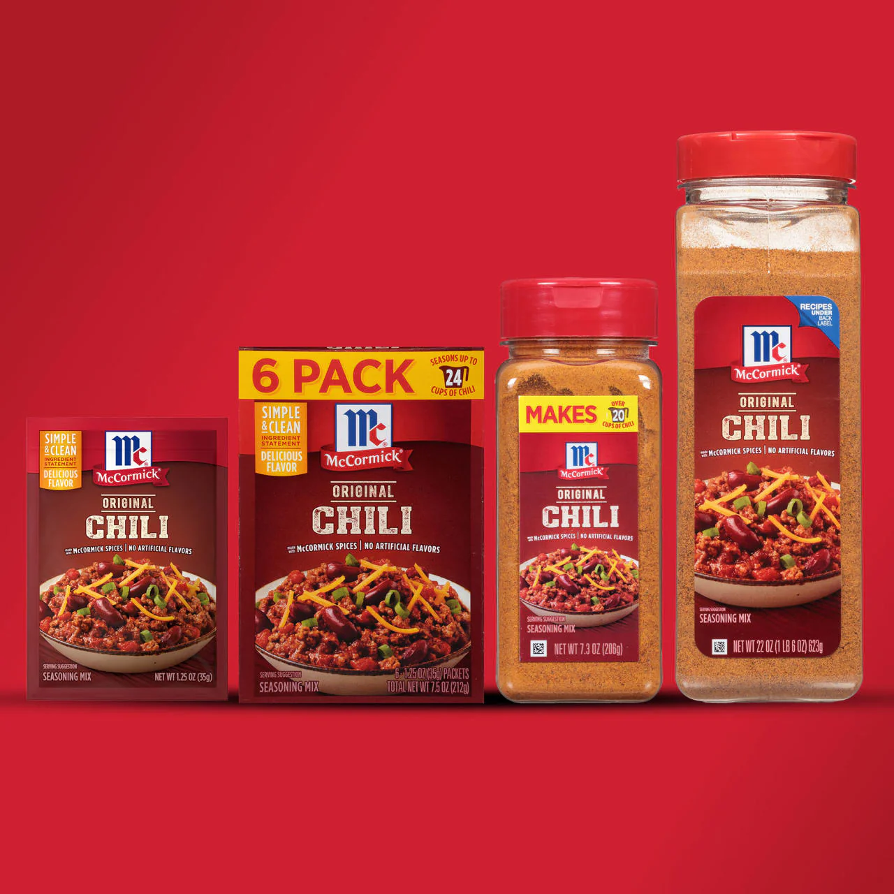 McCormick® Chili Seasoning Mix, 1.25 oz (6-Pack) - Image 20