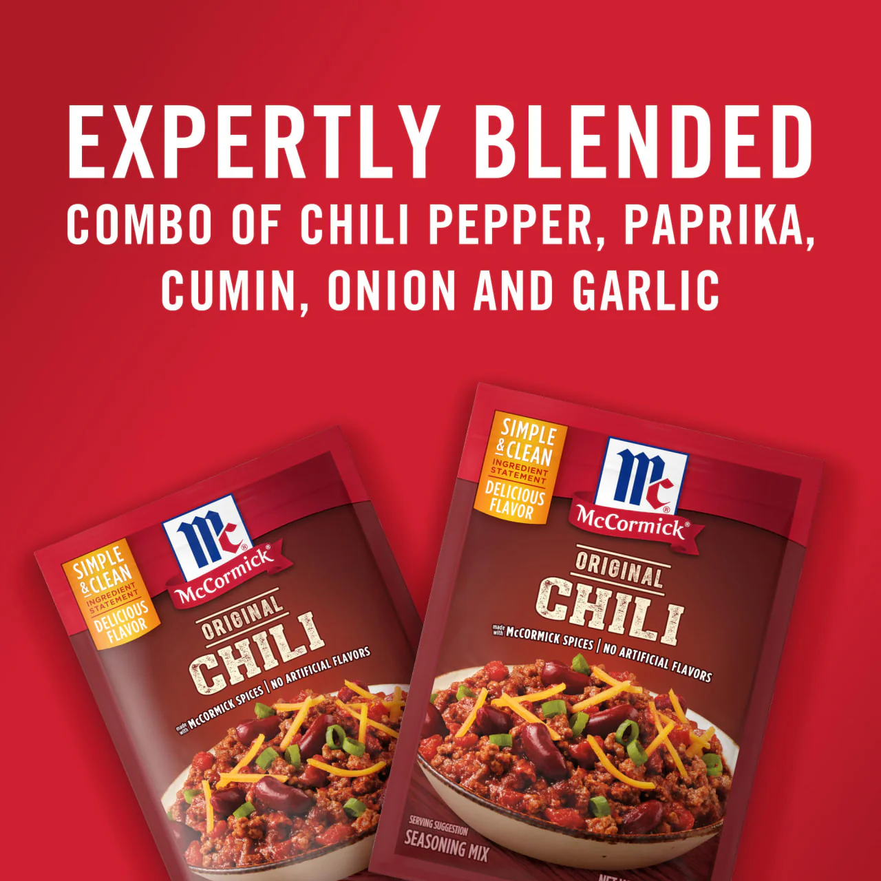 McCormick® Chili Seasoning Mix, 1.25 oz (6-Pack) - Image 3