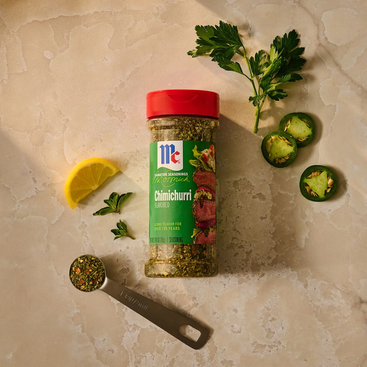 McCormick® Chimichurri Flavored Seasoning, 2.47 oz - Image 7