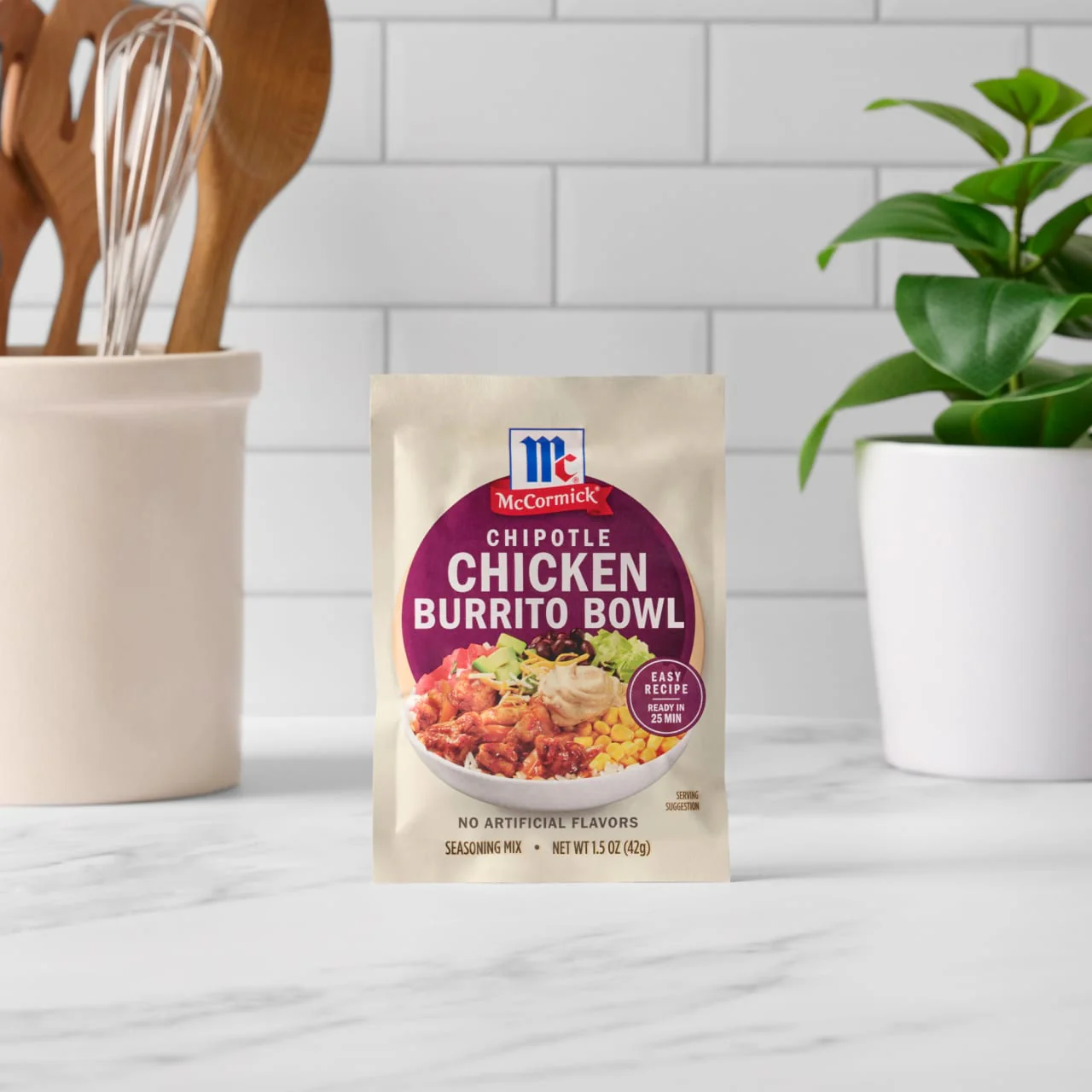 McCormick® Chipotle Chicken Burrito Bowl Seasoning Mix, 1.5 oz (6-Pack) - Image 17