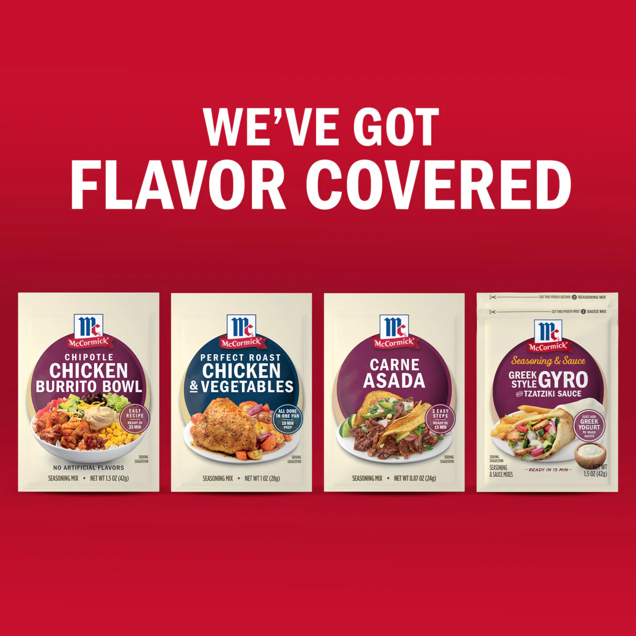 McCormick® Chipotle Chicken Burrito Bowl Seasoning Mix, 1.5 oz (6-Pack) - Image 19