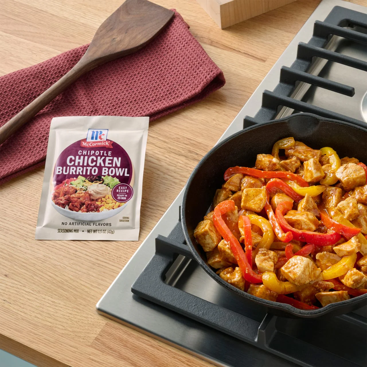 McCormick® Chipotle Chicken Burrito Bowl Seasoning Mix, 1.5 oz (6-Pack) - Image 5