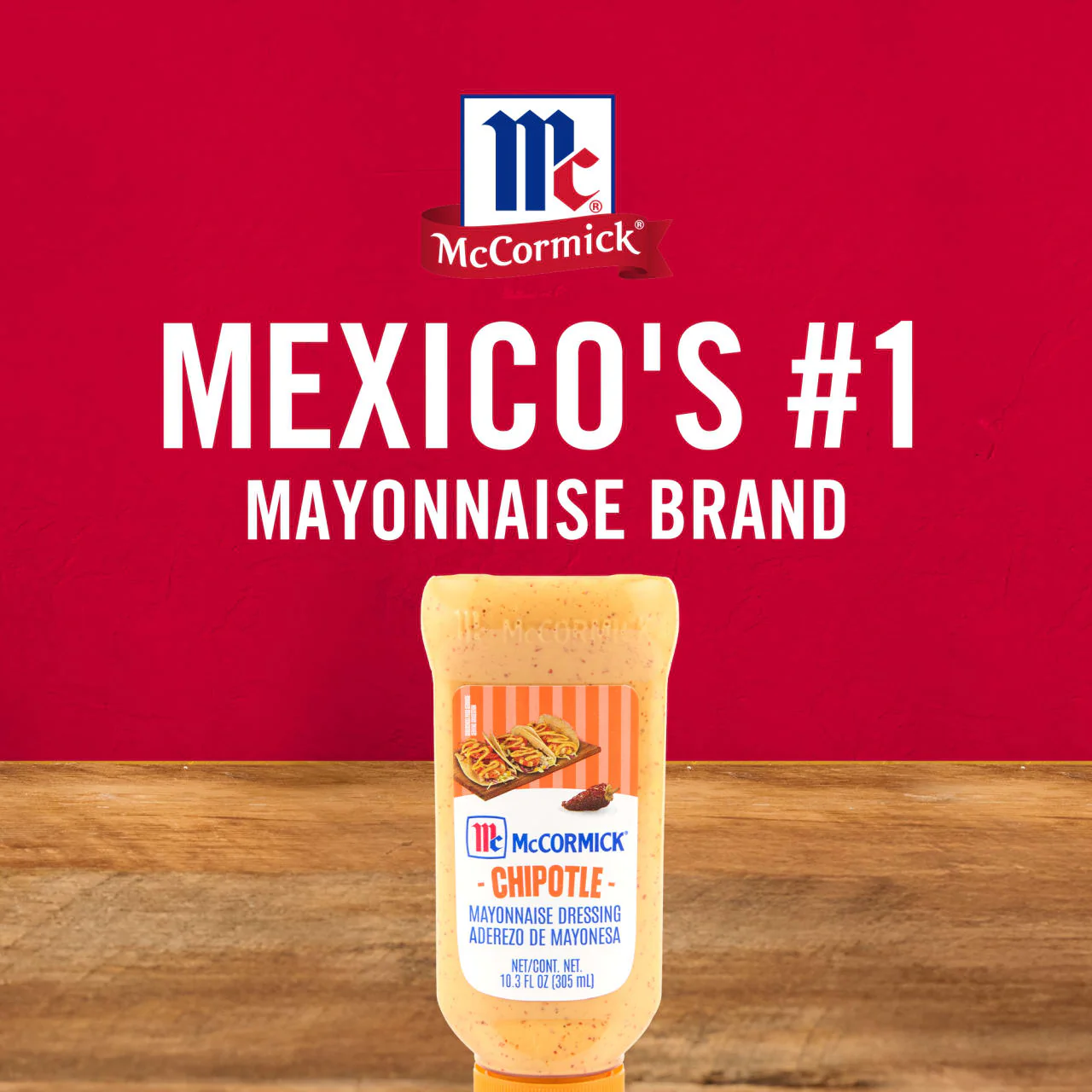 McCormick® Chipotle Mayonnaise Dressing, 10.3 fl oz - Image 10