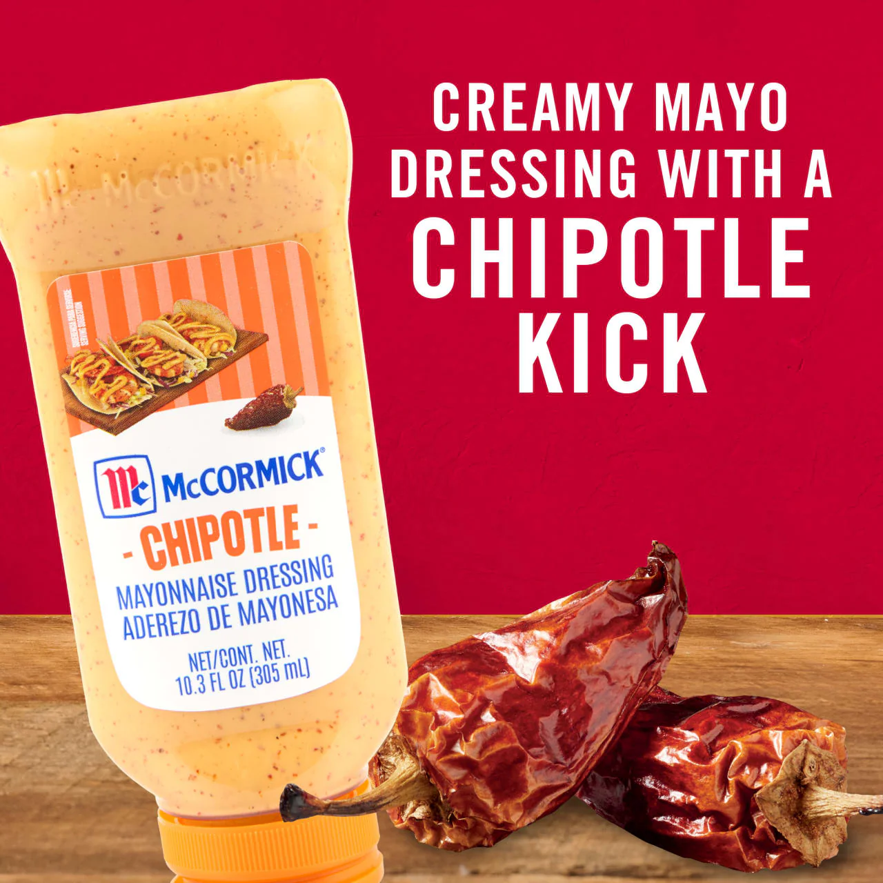 McCormick® Chipotle Mayonnaise Dressing, 10.3 fl oz - Image 15