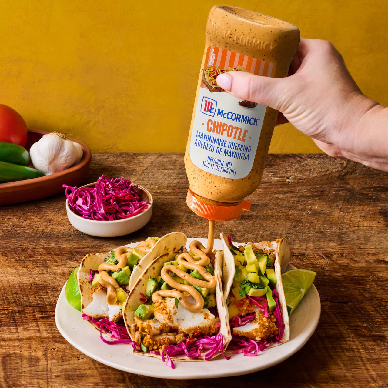 McCormick® Chipotle Mayonnaise Dressing, 10.3 fl oz - Image 7