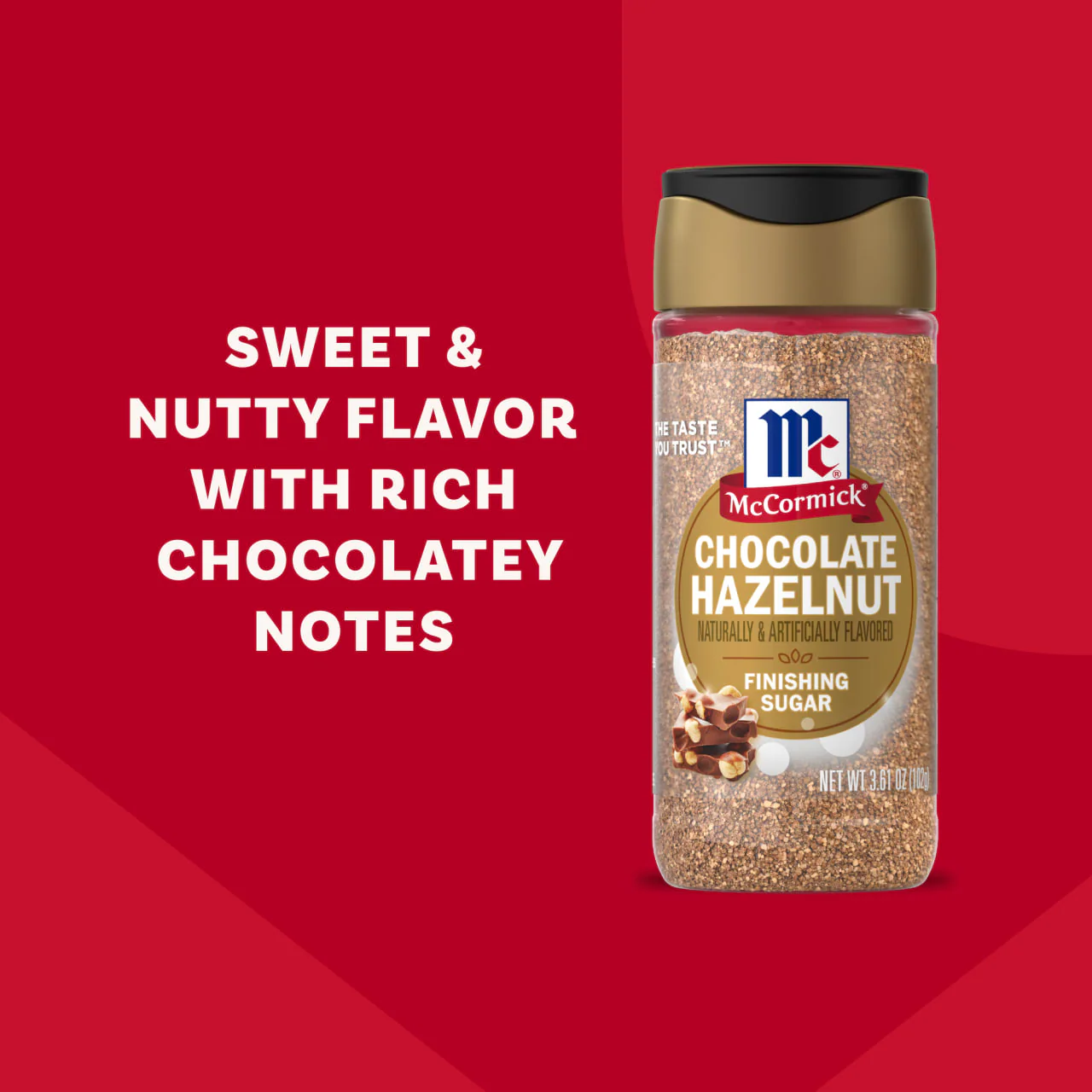 McCormick® Chocolate Hazelnut Finishing Sugar, 3.610 oz - Image 13