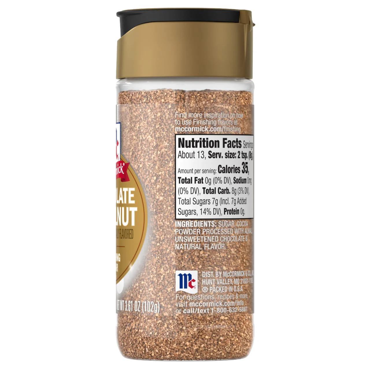 McCormick® Chocolate Hazelnut Finishing Sugar, 3.610 oz - Image 18